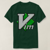 Vim Text Editor T-Shirt (Design vorne)