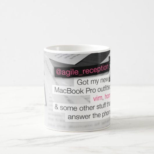 Vim, Zuhause Brew und git Kaffeetasse (Mittel)