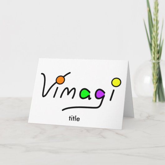 Vimagi Card Karte (Vorderseite)