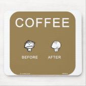 vimrod Kaffeesüchtiger Mousepad (Vorne)