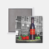 Vimto Flasche Skulptur Magnet (Vorderseite/Rückseite)