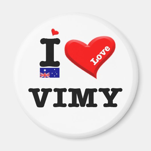 VIMY - I-Liebe Magnet (Vorne)