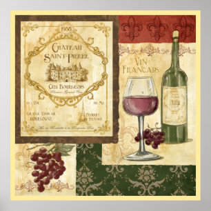 Vin Francais Poster