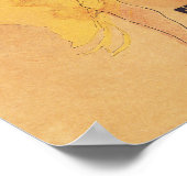 Vin Mariani Dancing Girl Pouring Wine Poster (Ecke)