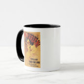 Vin Mariani Dancing Girl Weinkultur und Erde Tasse (Vorderseite Links)