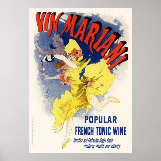 Vin Mariani, Jules Chéret Poster (Vorne)