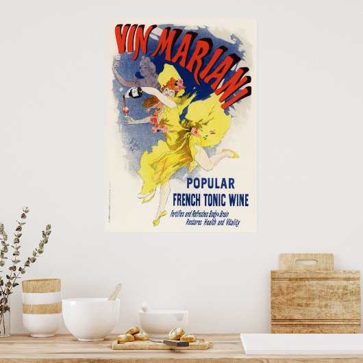 Vin Mariani, Jules Chéret Poster (Küche)