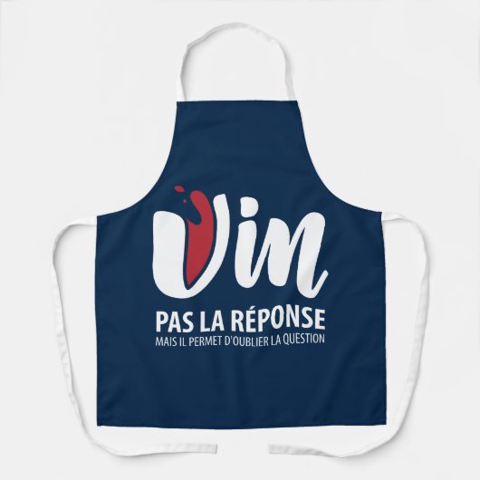 Vin, pas la reponse schürze (Vorderseite)