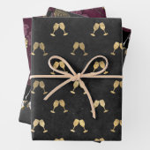 Vin Rouge French Red Wine Geschenkpapier Set (Beispiel)