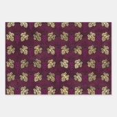 Vin Rouge French Red Wine Geschenkpapier Set (Vorderseite 2)