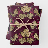 Vin Rouge French Red Wine Geschenkpapier Set (Beispiel)