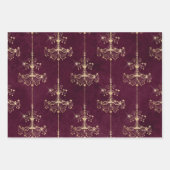 Vin Rouge French Red Wine Geschenkpapier Set (Vorderseite 3)