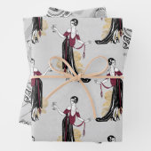 Vin Rouge French Wine Geschenkpapier Set (Beispiel)