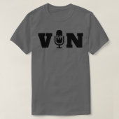Vin-Scully-Mikrofon 12 T-Shirt (Design vorne)