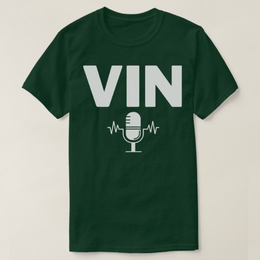 Vin-Scully-Mikrofon 14 T-Shirt (Design vorne)