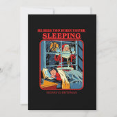 vin tage card Frohe Weihnachtssanta Weihnachten (Vorderseite)