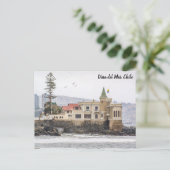 Viña del Mar, Chile, El Castillo Wulff Postkarte (Stehend Vorderseite)