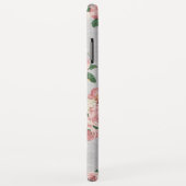 Vinage Floral Muster Grau Textur Case-Mate iPhone Hülle (Hinten/Rechts)