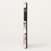 Vinage Floral Pattern Black Lipstick Kiss Case-Mate iPhone Hülle (Hinten/Links)