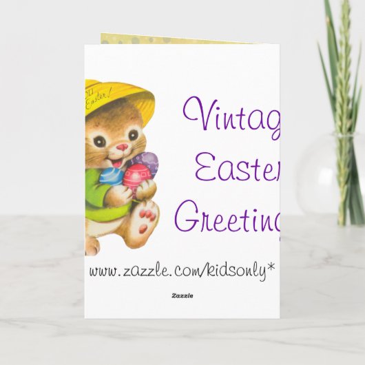 Vinage Oaster Karten für Kinder (Rückseite)