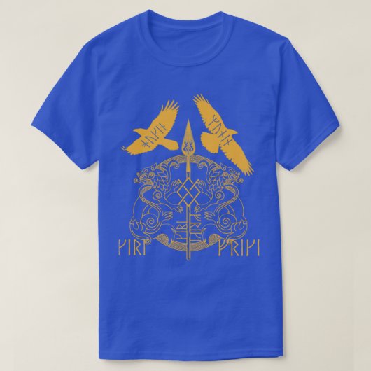 Vinage viking age art and merge 1 T-Shirt (Design vorne)