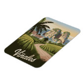 Viñales Cuba Vintag Magnet (Linke Seite)