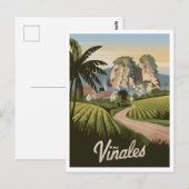 Viñales Kuba Vintage Postkarte (Vorne/Hinten)