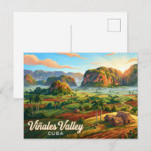 Viñales-Tal Kuba Postkarte (Vorne/Hinten)