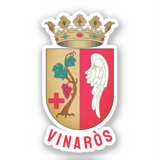 Vinaròs Wappen Aufkleber (Vorderseite)