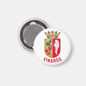 Vinaròs Wappen Magnet (Vorderseite/Rückseite)
