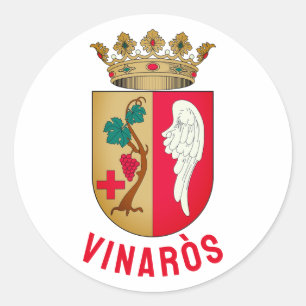 Vinaròs Wappen Runder Aufkleber
