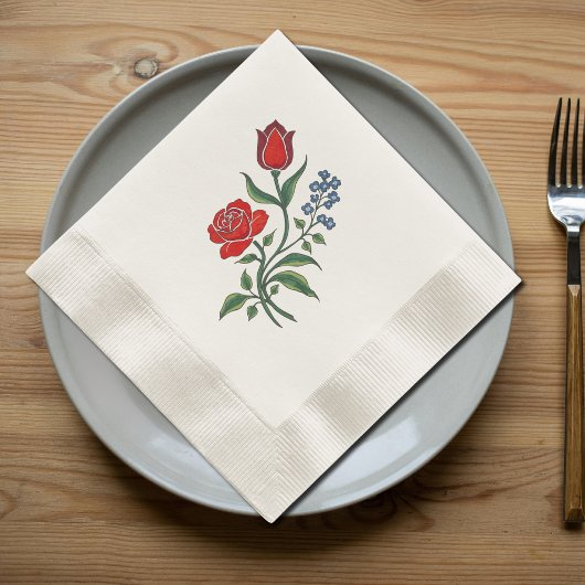 Vinateg Floral - Volkskunst Servietten