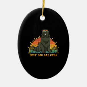 Vinatge Bester Newfoundland Hund Papa Aller Hunde  Keramik Ornament