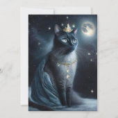 Vinatge Royal Cat Dankeskarte (Vorderseite)