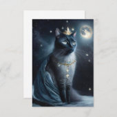 Vinatge Royal Cat Dankeskarte (Vorne/Hinten)