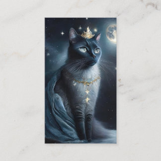 Vinatge Royal Cat Visitenkarte