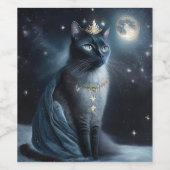 Vinatge Royal Cat Weinetikett (Einzelnes Label)