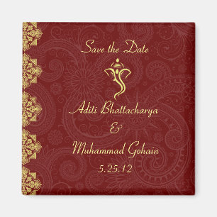 Vinayaka Gastgeschenk Hochzeits-Magneten Magnet