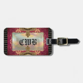 Vinayya Monogramm Gepäckanhänger (Vorderseite horizontal)