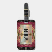 Vinayya Monogramm Gepäckanhänger (Vorderseite vertikal)