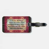 Vinayya Monogramm Gepäckanhänger (Rückseite horizontal)