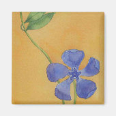 "Vinca" Blumenmagnet Magnet (Vorne)