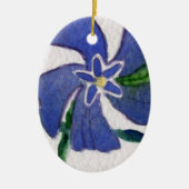 Vinca Vine Keramikornament (Vorne)