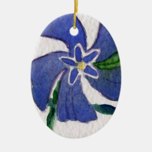 Vinca Vine Keramikornament