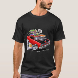 Vince Crain BIRD FINK 1969 roter Muskelwagen T-Shirt
