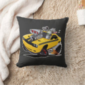 Vince Crain High Octane Art Hell Katze Banana YELL Kissen (Decke)