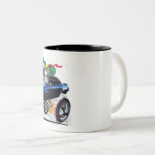 Vince Crain Z RATED 1969 Camaro Z28 RS Zweifarbige Tasse (VorderseiteRechts)