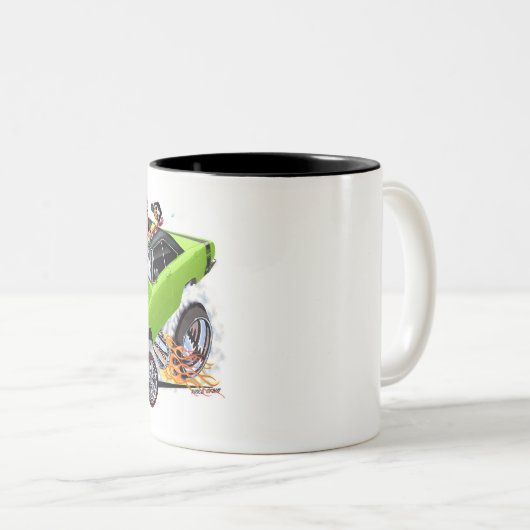 Vince Crains BULLSEYE Sublime 1969 Dart Zweifarbige Tasse (VorderseiteRechts)