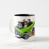 Vince Crains BULLSEYE Sublime 1969 Dart Zweifarbige Tasse (Vorderseite Links)