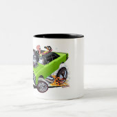 Vince Crains BULLSEYE Sublime 1969 Dart Zweifarbige Tasse (Mittel)